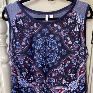 14/16 Boutique Bandanna Print Lightweight Top